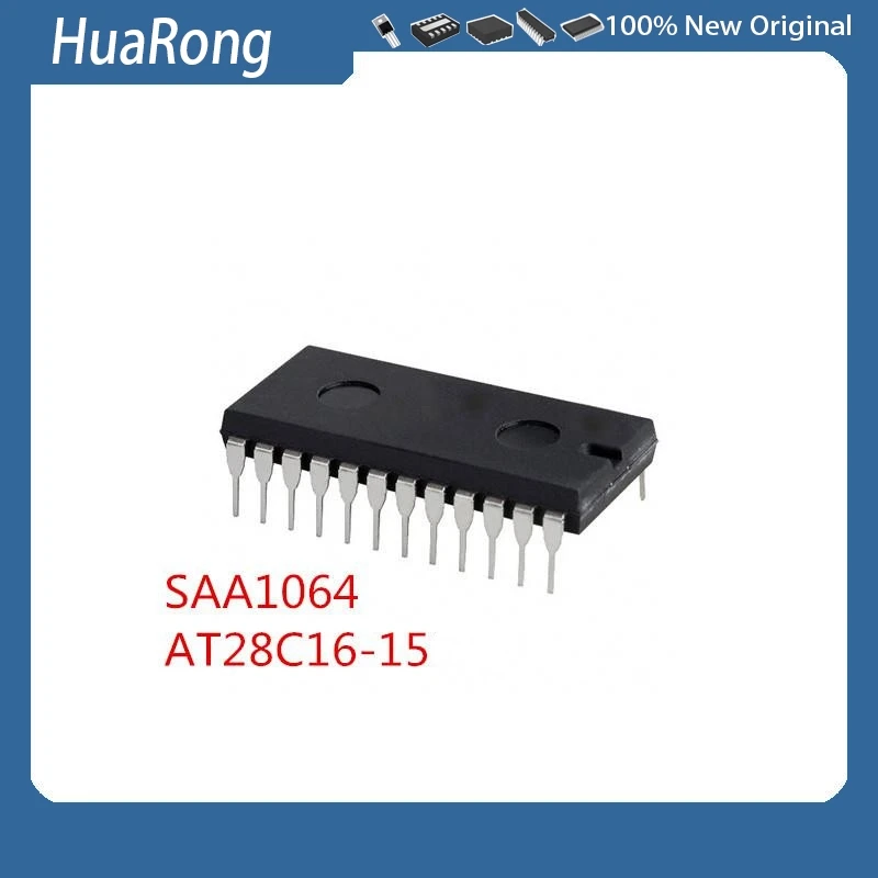 2Pcs/Lot SAA1064    AT28C16-15PC  AT28C16-15PI  AT28C16    DIP24