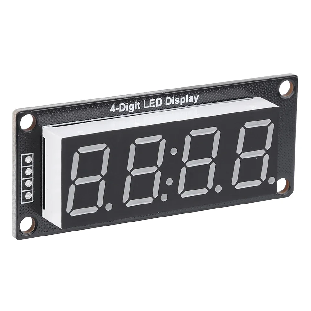 TM1637 Time Indicator Tube 4 Digital Clock Module 7 Segment Glow Tube Clock Digital Indicator Tube 0.56 Inch LED Display Module