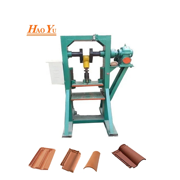 Manual Hydraulic Clay Ceramic Roof Floor Glazed Tile Press Molding Machine to Make Clay Roof Tile