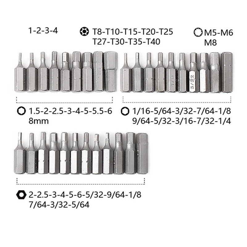 100-In-1 Screwdriver Set Batch Batch Nozzle Electric Screwdriver Connecting Rod Sleeve Set Hardware Tools Reusable