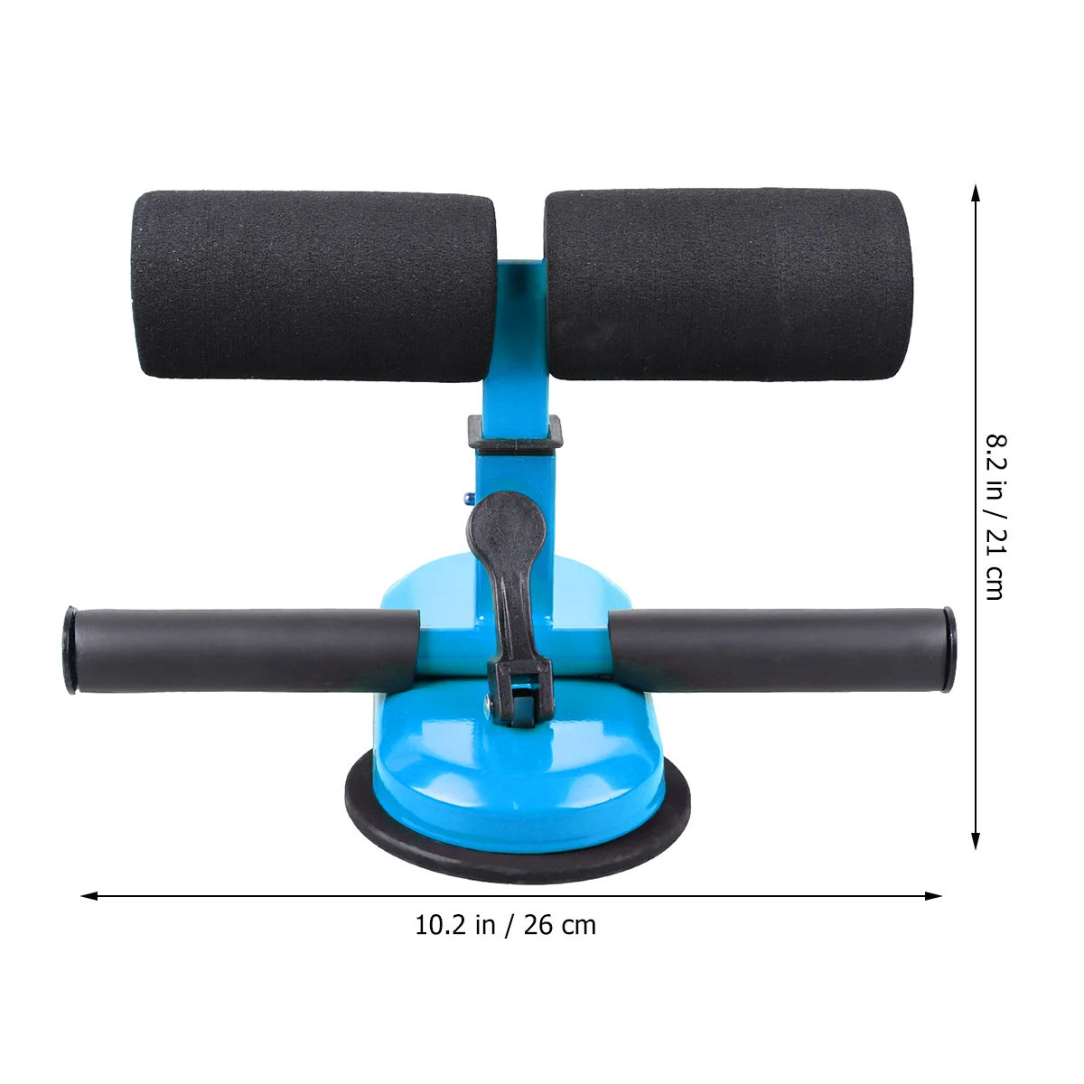 Professionele 22 cm breedte dubbele cups buiktrainer in hoogte verstelbare oefenbar Sit-up tool beenspiertrainingshulpmiddel