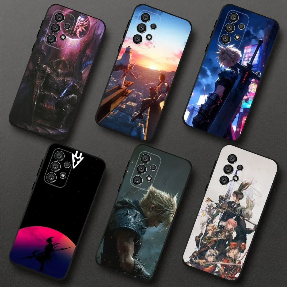 F-Final F-Fantasy XIV Game Phone Case For Samsung Galaxy A20,A21s,A22,A31,A32,A52,A53,A72,73,A80,A91 Soft Black Cover