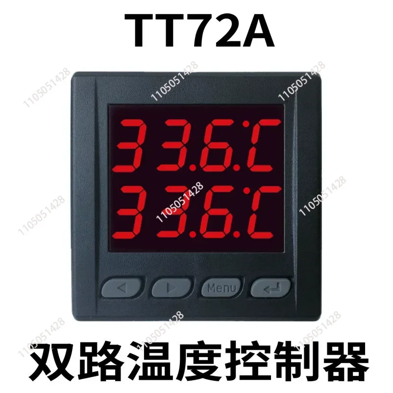 WIFI Tuya Dual Temperature Controller of Two Relay with 2M External Thermometer Probe Heater Freezer Water Pool Boiler