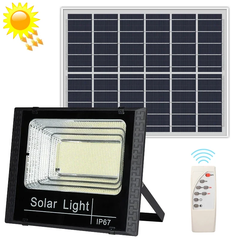 

54LED 102LED 170LED 250LED Solar Flood Light Outdoor IP67 Waterproof Reflector Solar Solar Powered Spotlight With Remote Control