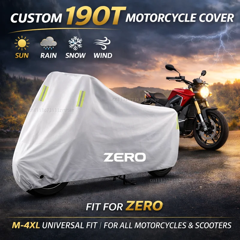 

For ZERO SR/S SR/F SR S FXE DSR/X DSR DS FX Motorcycle Cover Waterproof Heavy Duty Outdoor Rain Dust Sun Protector