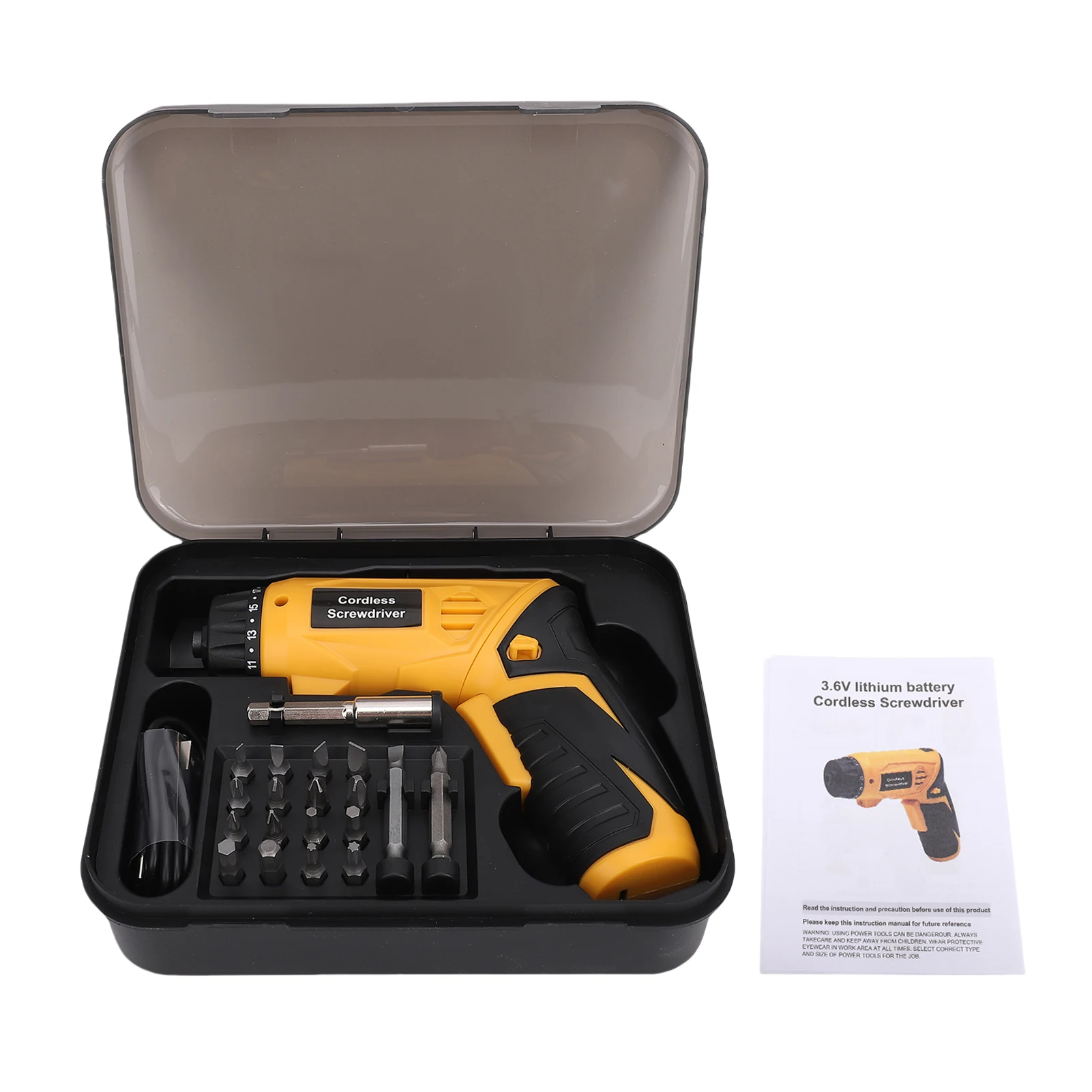 

Комплект беспроводных электрических отверток, аккумуляторная отвертка 4 Нм с короткими и длинными битами, 23 настройки, светодиодный рабочий фонарь,