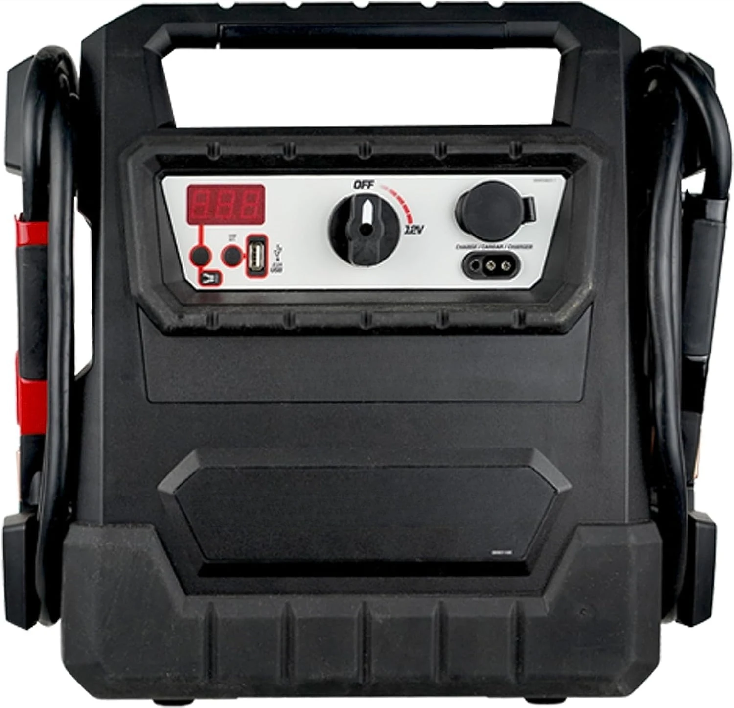 

4000A Heavy-Duty Car Battery Jump Starter & Portable Power Station, 12V DC Charging & 2.1A USB Charging, Professional Grade