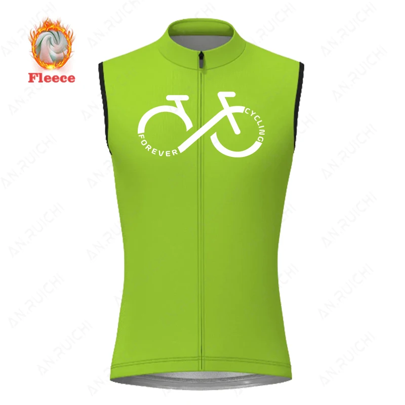 Bicycle Sleeveless Cycling Vest 2023 Men Summer Windproof Breathable Cycling Gilet Winter Warm Bike Jacket Ropa Ciclismo Chaleco