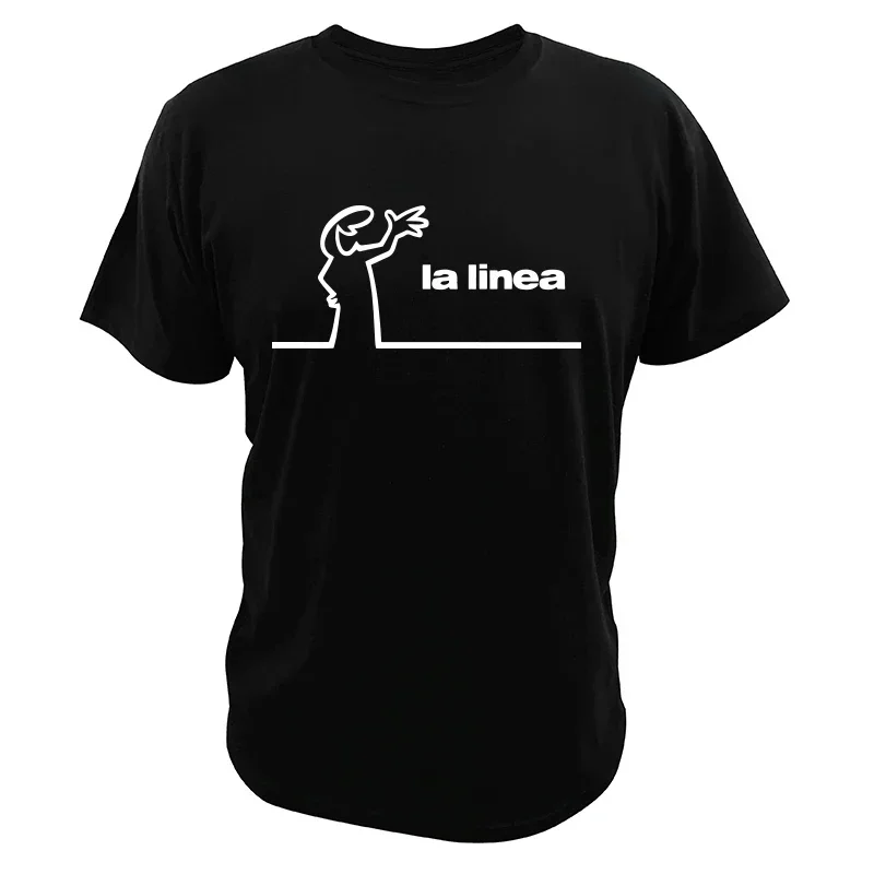 Balum La Linea Print Camisetas Homme Tshirt Fashion T shirt Men Women O-Neck Black Short Sleeve T-shirts Kids Boy Tees Tops