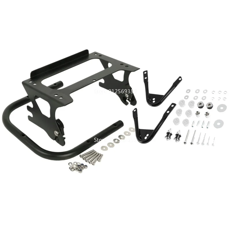 Motorcycle Two-Up Trunk Luggage Rack Docking Kits For Harley Touring Road King Street Glide Road Glide FLHT 1997-2008
