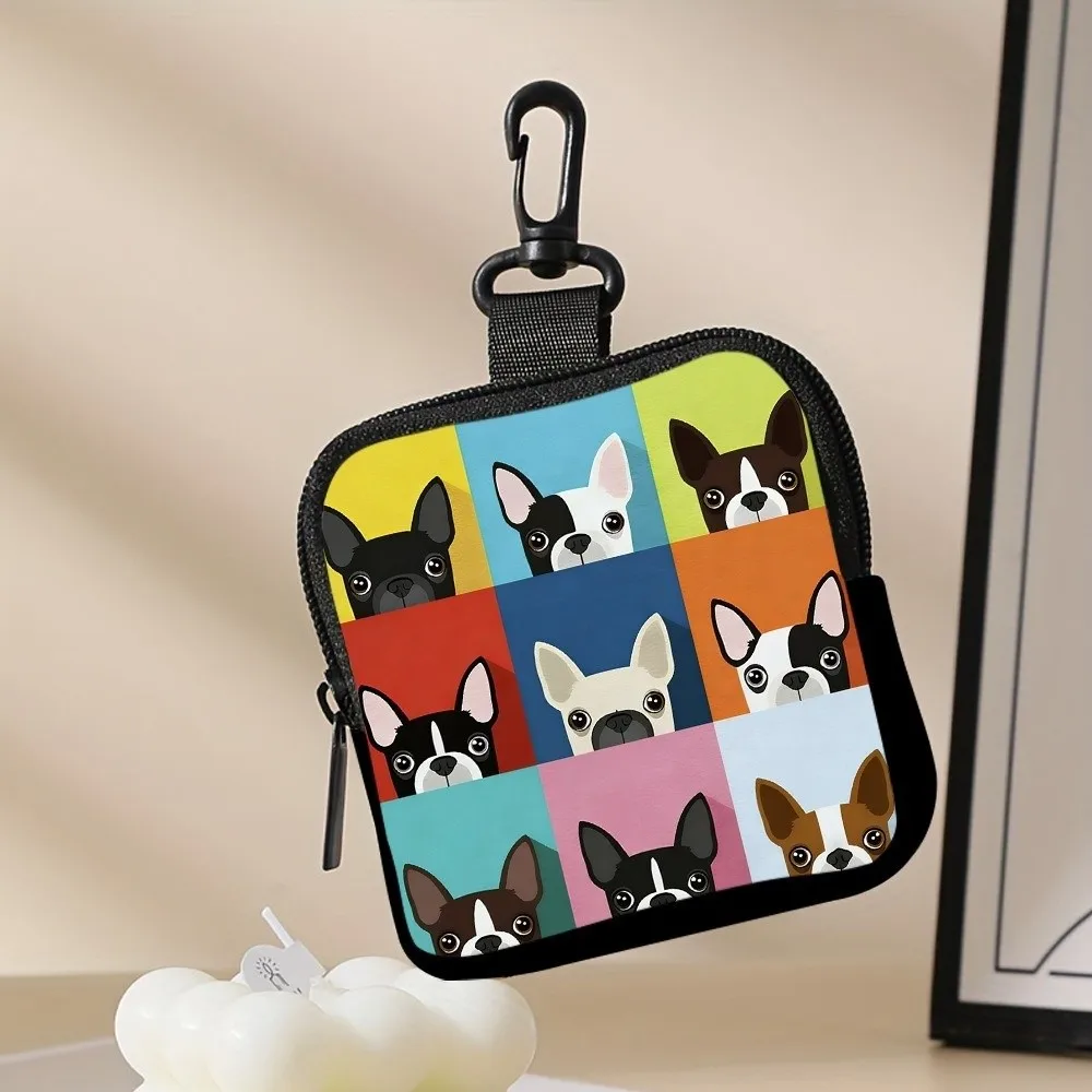 New Mini Coin Purse Cat Football Mouse PVC Zipper Storage Bag Water-resistant Portable Wallet Friends Gift