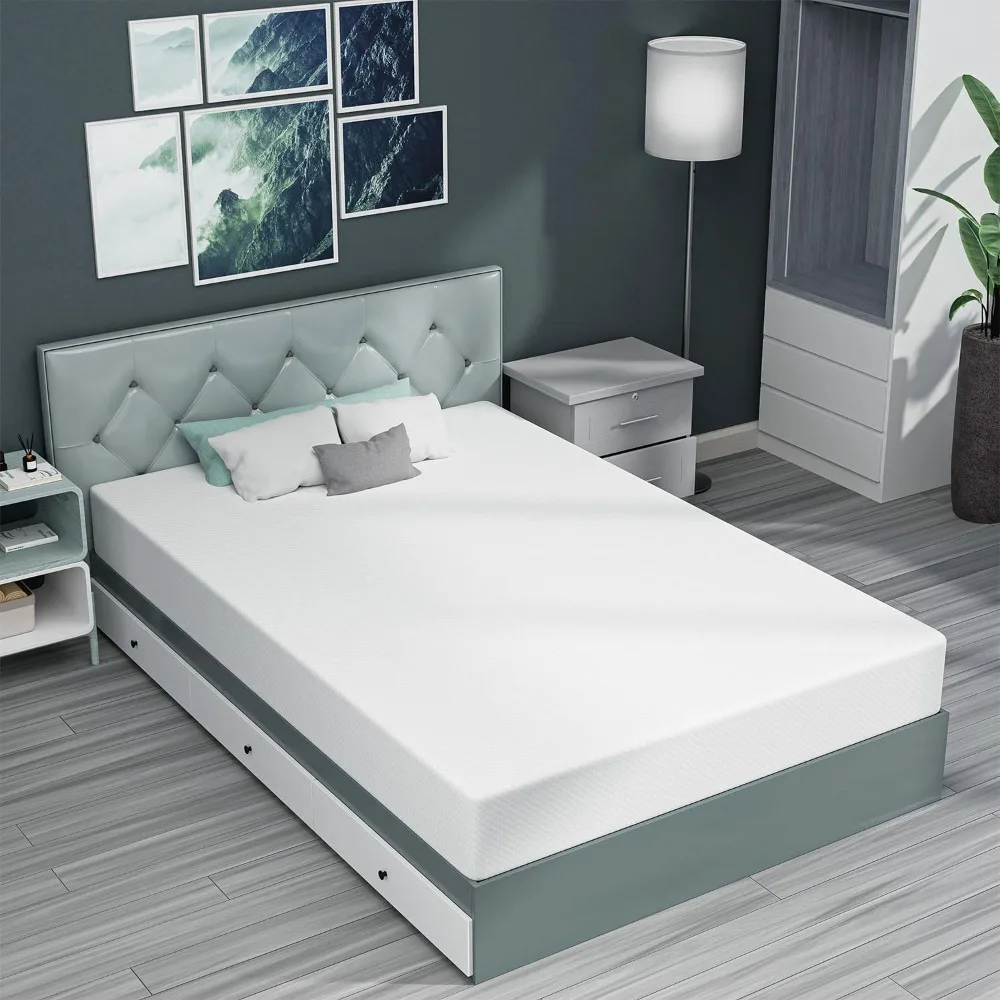 8 Inch Full Size Mattress in a Box,Medium Firm  with Pocket Spring and Soft Foam