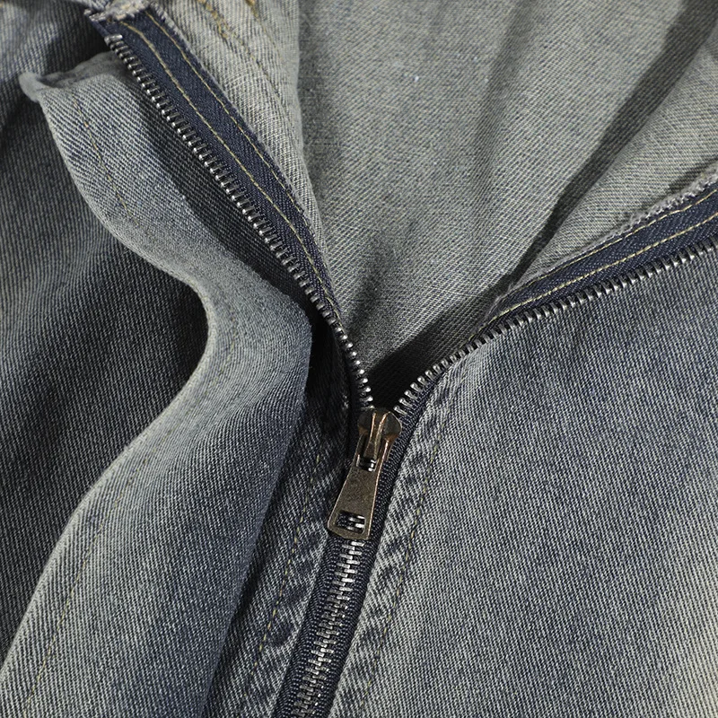 سترة رجالية متعددة الاستخدامات، فضفاضة، سترة بدون أكمام، تصميم مفكك متخصص، علوي #4