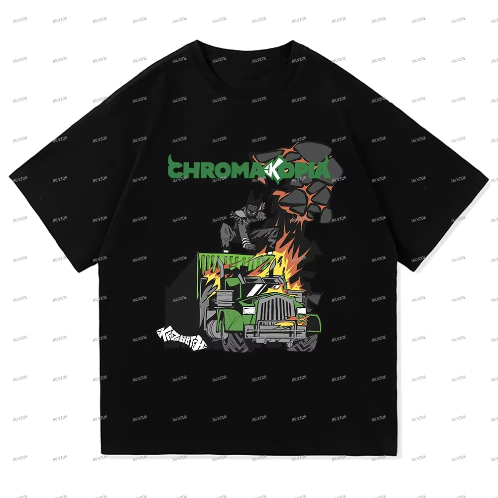 Tyler The Creator Chromakopia T Shirt Summer Fashion Men Funny Retro T-Shirt Unisex New Album Hip Hop Vintage Cotton Tee Clothes