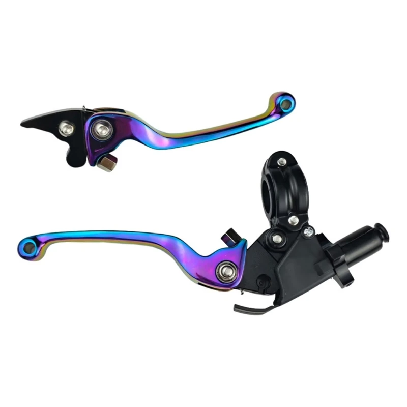 

Motorcycle Brake Clutch Levers Handle Lever Aluminum Motorbike Brake Cylinder 22mm Hydraulic Clutch Lever Handle for Scooter