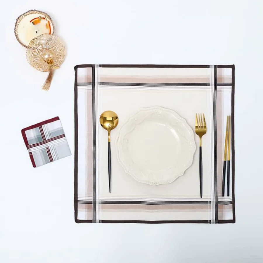 Большие 16-дюймовые мягкие хлопковые носовые платки для мужчин с элегантным узором разных цветов, идеально подходящие для официальной одежды, деловых встреч