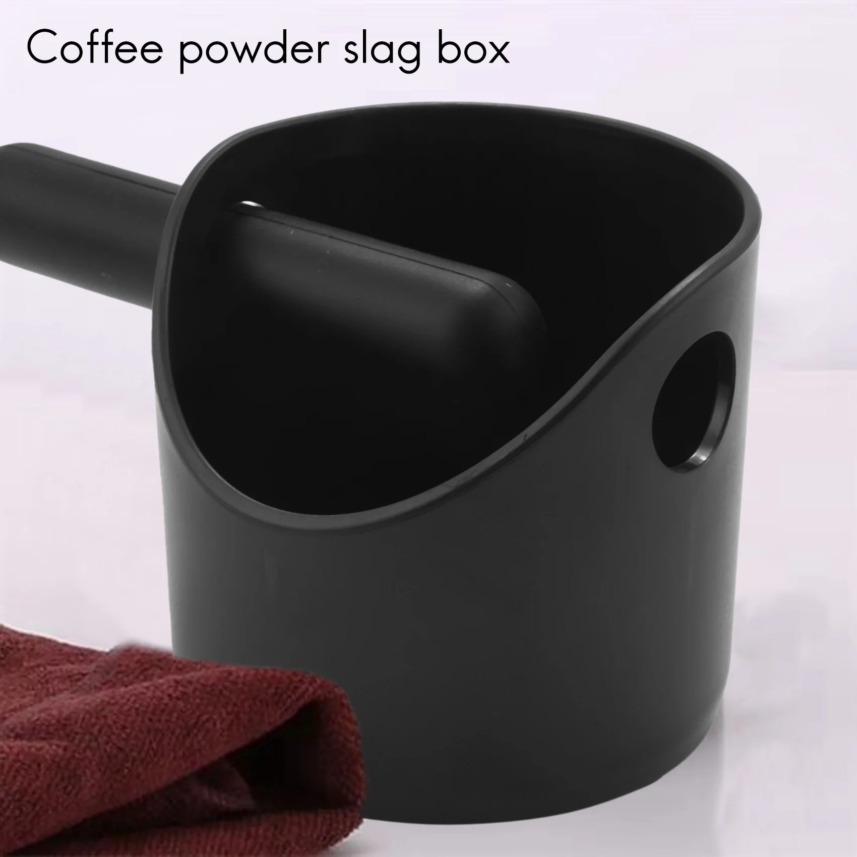 B23B Contenitore per caffè macinato e contenitore per caffè espresso (nero)