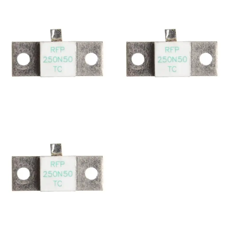 

Высокомощный радиочастотный нагрузочный резистор B92B-3X 250 Вт 50 Ом RFP250N50TC для радиочастотных применений и тестирования антенн любительской радиосвязи