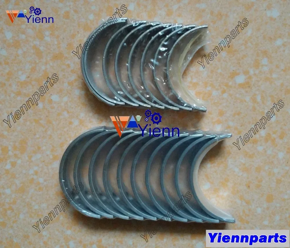 

Для TOYOTA 3P 4P комплект подшипников главного шатуна коленчатого вала, подходит для вилочных погрузчиков TOYOTA 2FGL-7 2FGL-9 Детали двигателя грузовика