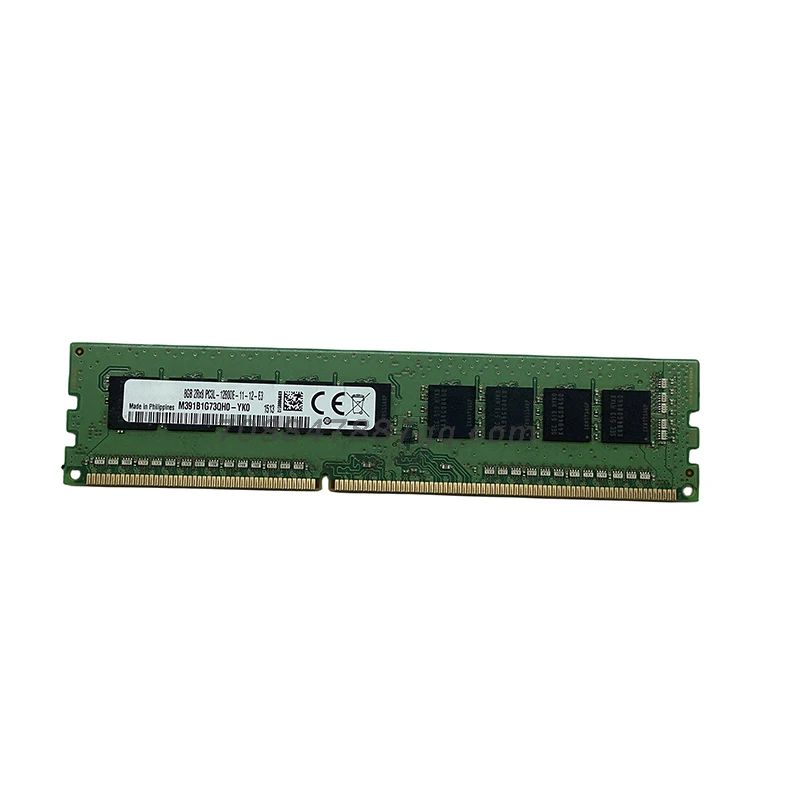 original 100% authentique   8G 2RX8 12800E DDR3 1600 ECC  M391B1G73QH0-CK