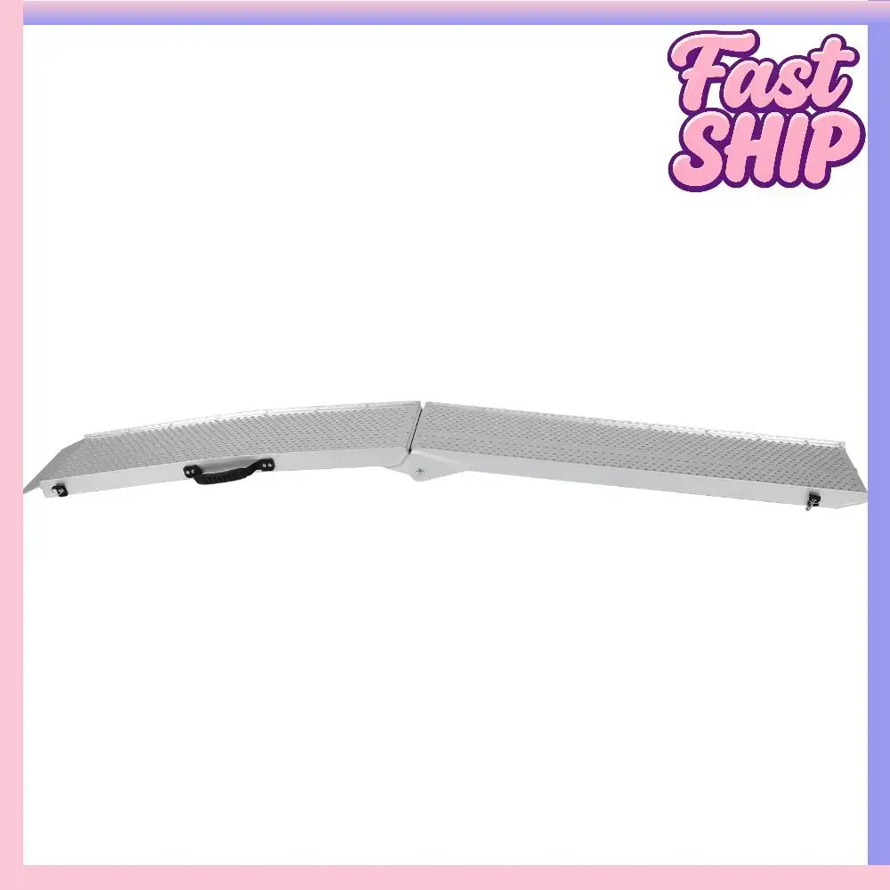 

2Pcs 85inch Aluminum Folding Loading Ramps Foldable Truck Loading Ramps for Motorcycles Lawn Mowers UTVs and More