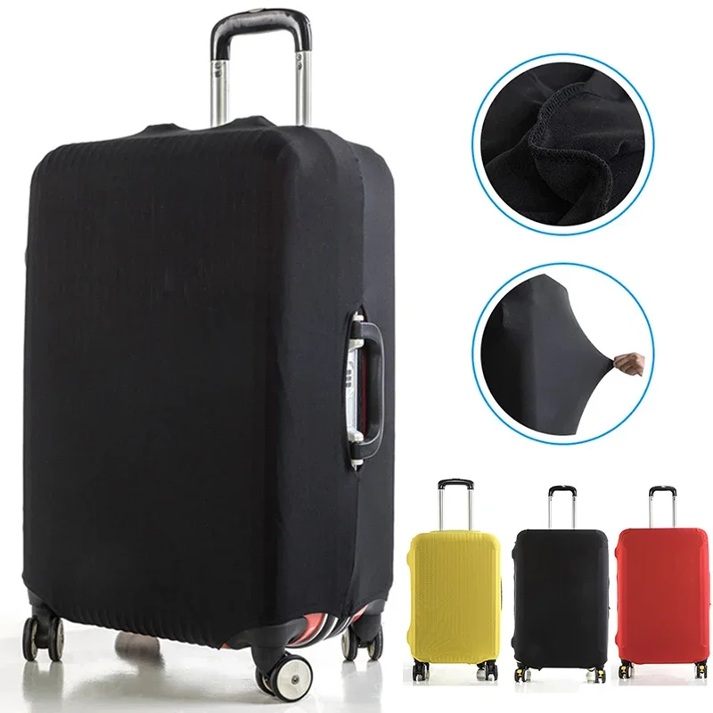 

Travel Luggage Cover with Pull Rod Dust-Proof Thickened High Elastic Fabric Protective Cover for Luggage Box