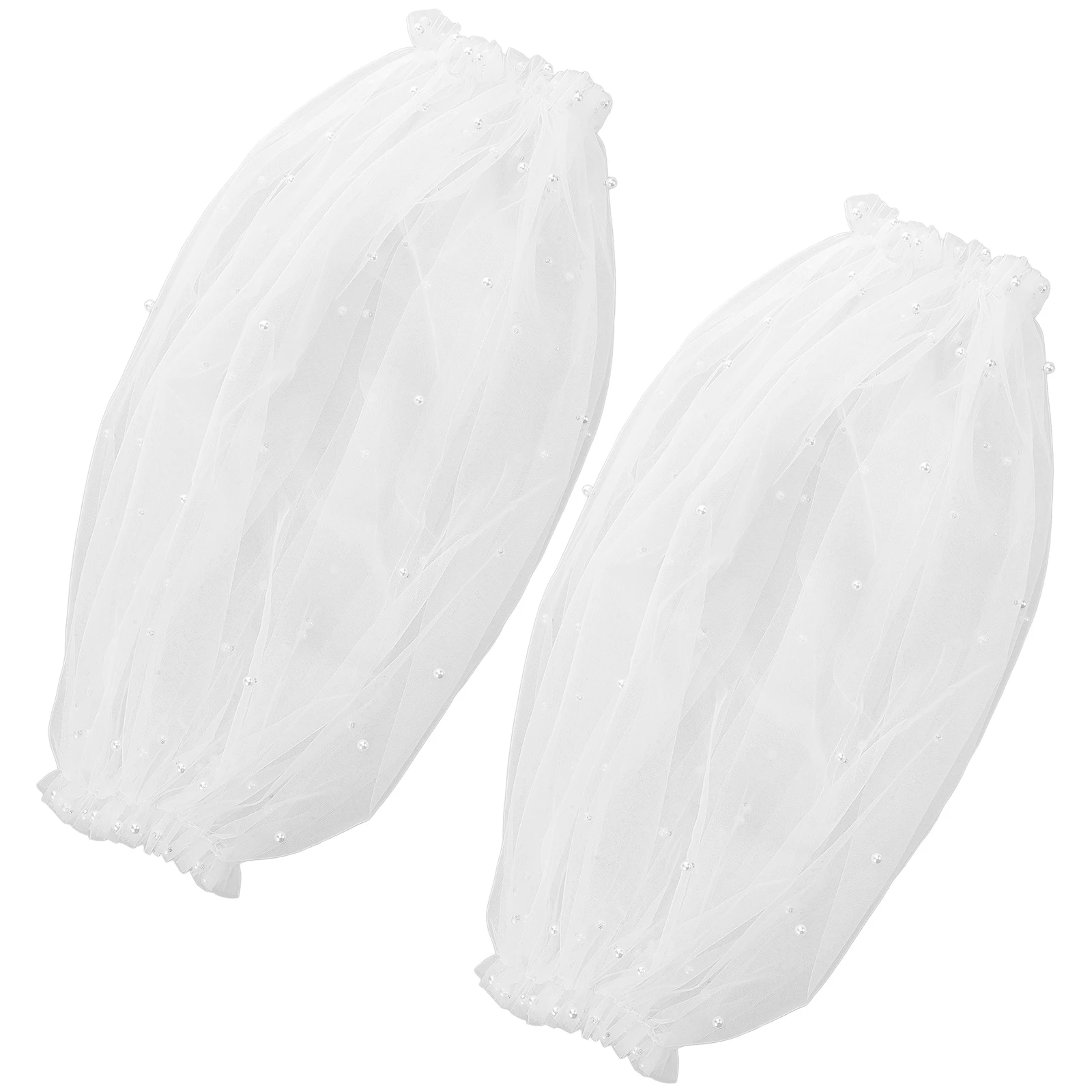 

Detachable Bridal Mesh Sleeve Tulle Wedding Dress Accessories White Arm Banquet Sleeve For Dress Bridesmaid Fashion Elegant