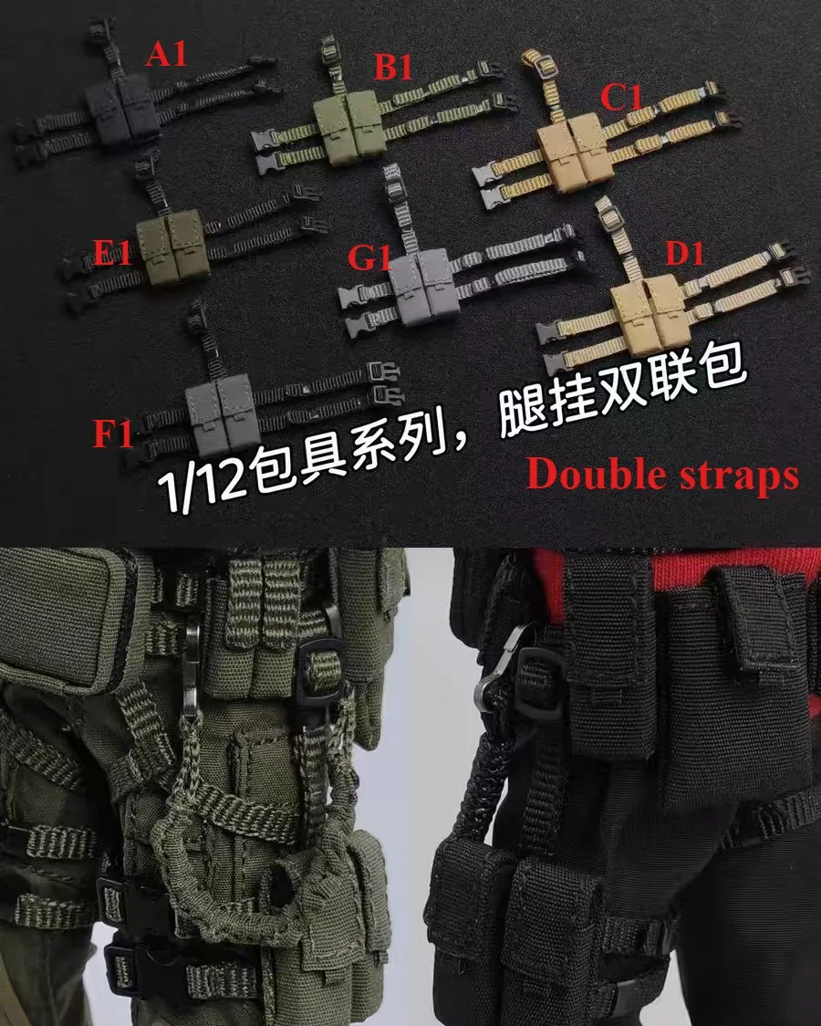 1-12-スケール-レッグハンギング-ダブルバッグモデル-6インチアクションフィギュア用