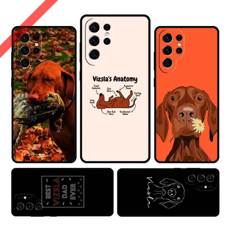 Ungarische vizsla Hund Handy hülle für Samsung Galaxy S20 Fe S21 S10 S23 plus S24 S22 Ultra Coque Note20 Note10 S9 S8 Cover Capa