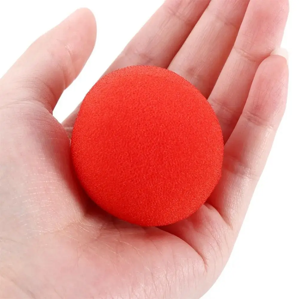 Appearing/Vanishing Finger Sponge Ball Super Soft Gimmick Sponge Magic Tricks Red Yellow Blue Performance Red Sponge Ball