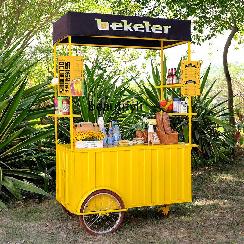 Mobile display, commercial street market mobile truck, outdoor car scenic float