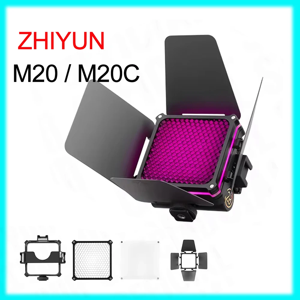 

Аксессуары для освещения фотостудии Zhiyun M20 M20C, включая рассеиватель, решетку с Сотами и сумку для хранения