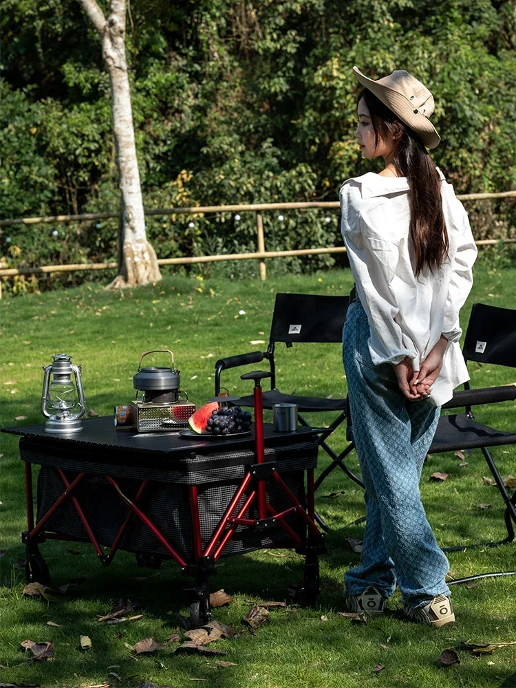 

Cross-borderOutdoor Campsite Cart Foldable Small Cart Campsite