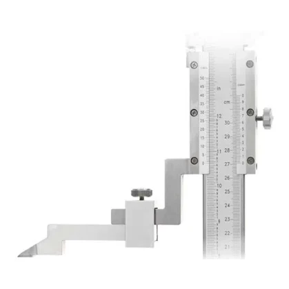 ASIMETO 621-40-2 Vernier Height Gauge Open-Type Stainless Steel Chrome-Plated 0-1000mm Scribing Gauge
