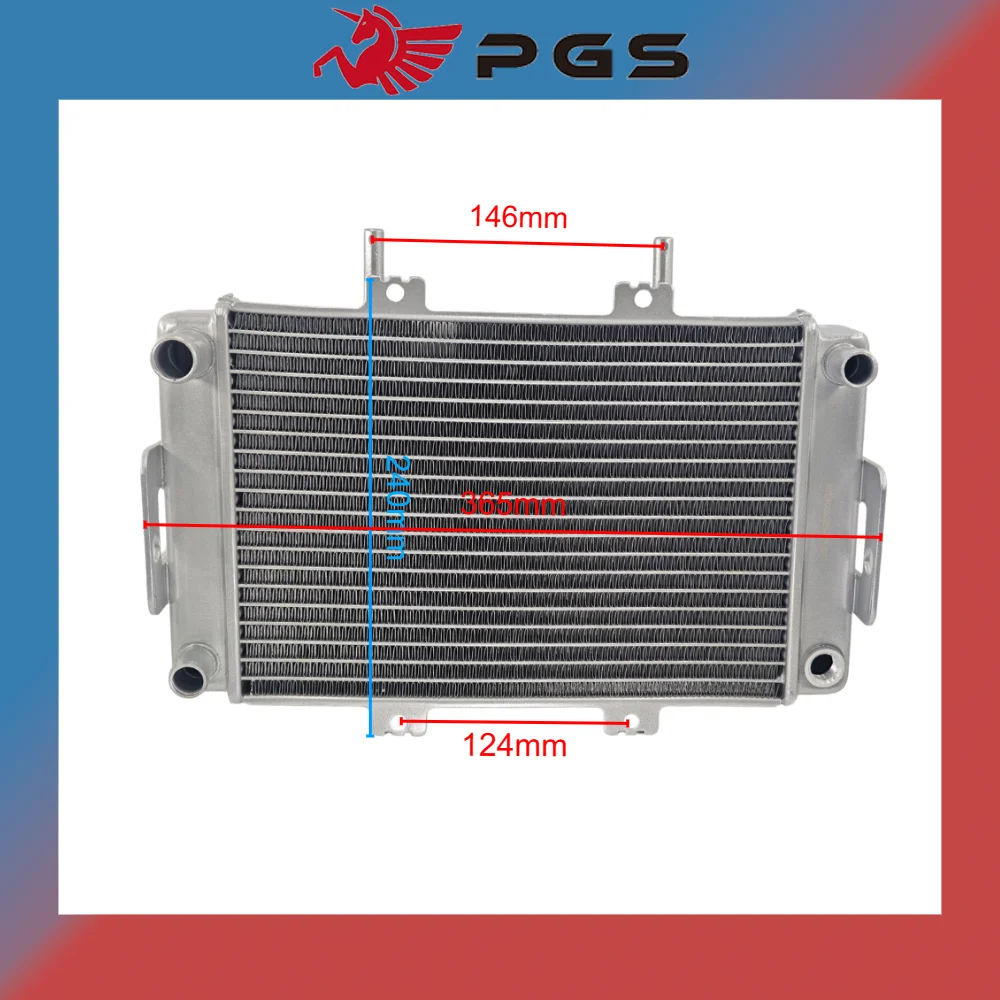 Water Tank Radiator For Buyang FEISHEN FA-D300 H300 Quad Bike 2.6.01.0031 LN001558 view 2