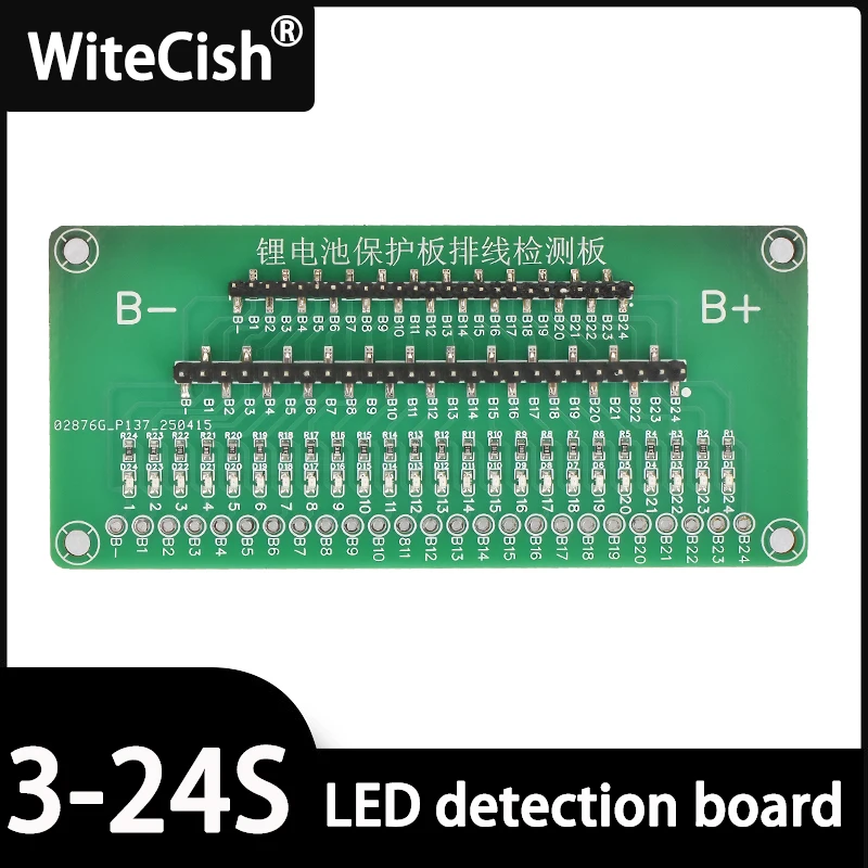 3S ~ 28S LED Detection Board Cable Tester Light FOR Li-ion LifePo4 Lithium Battery Protection Board 4S 7S 8S 10S 13S 14S 16S BMS