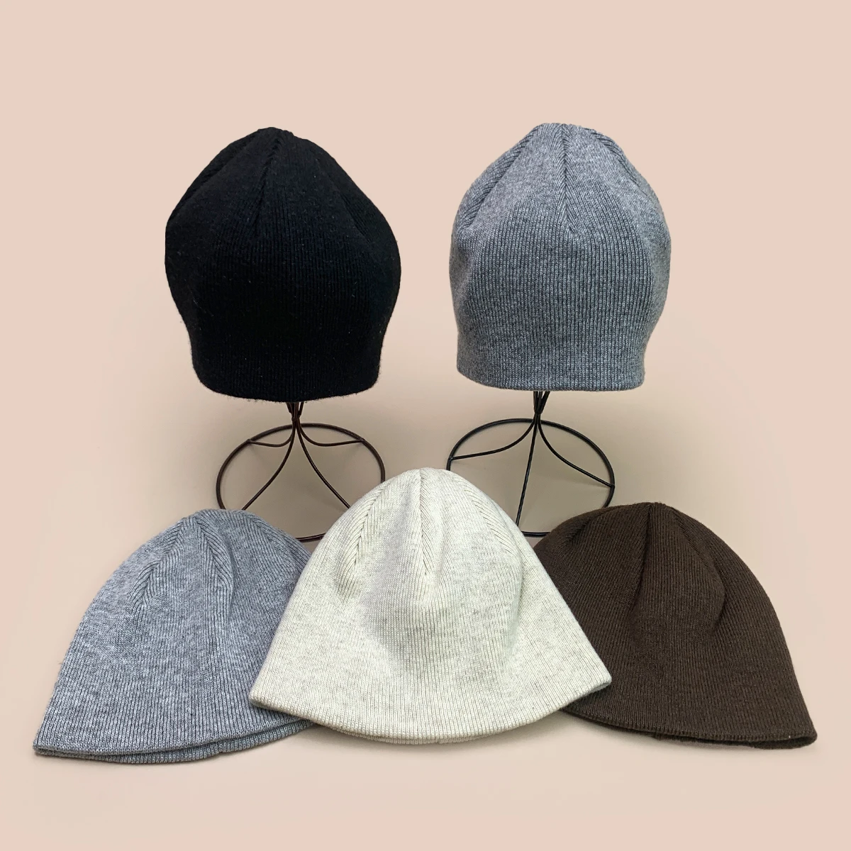 

Korean Simple High-quality Solid Wool Knitted Hats New Men Women Warm Casual Fashion Ear Protection Versatile Outdoor Beanies
