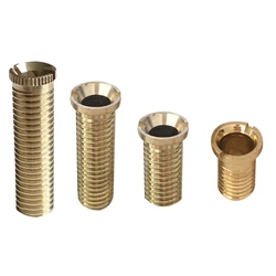 Colador fregadero cocina, tornillo grueso, colador cobre Conector tornillo roscado desecho, piezas