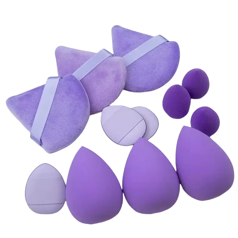 12pcs Soft Makeup Sponge Beauty Egg Cosmetic Puff Foundation Sponges Powder Puff Women Make Up Accessories Beauty Tools Portable