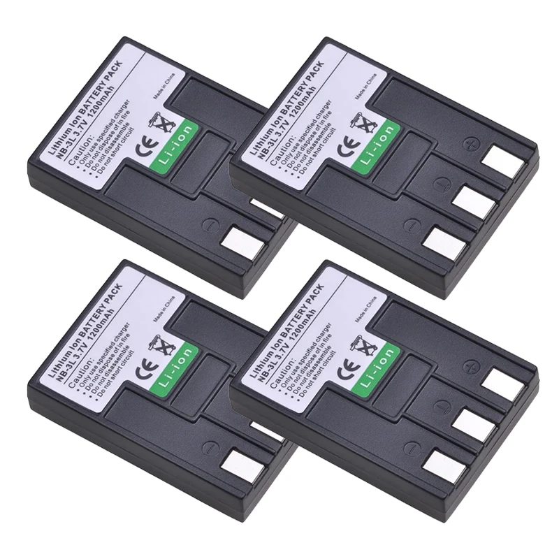 1200mAh NB-3L NB 3L NB3L Battery for Canon IXUS IIS SD110 IXY L2 L4 30A S700 750 700 IS IIS SD20 PC1060 PC1114 110 NB 3L camera