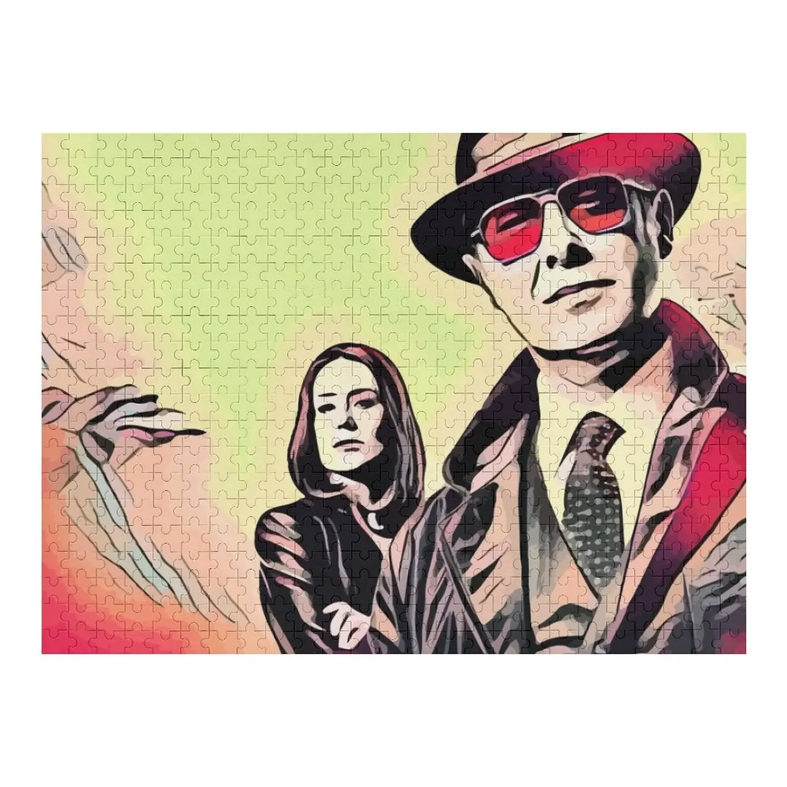 The blacklist Jigsaw Puzzle Composizioni in legno per bambini Alfândega con foto Scatole di legno Puzzle