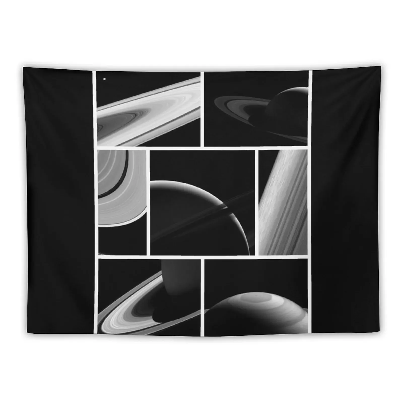 

Saturn Cassini Collage Tapestry Custom Kawaii Room Decor Wall Decoration Items Home Decorating Tapestry