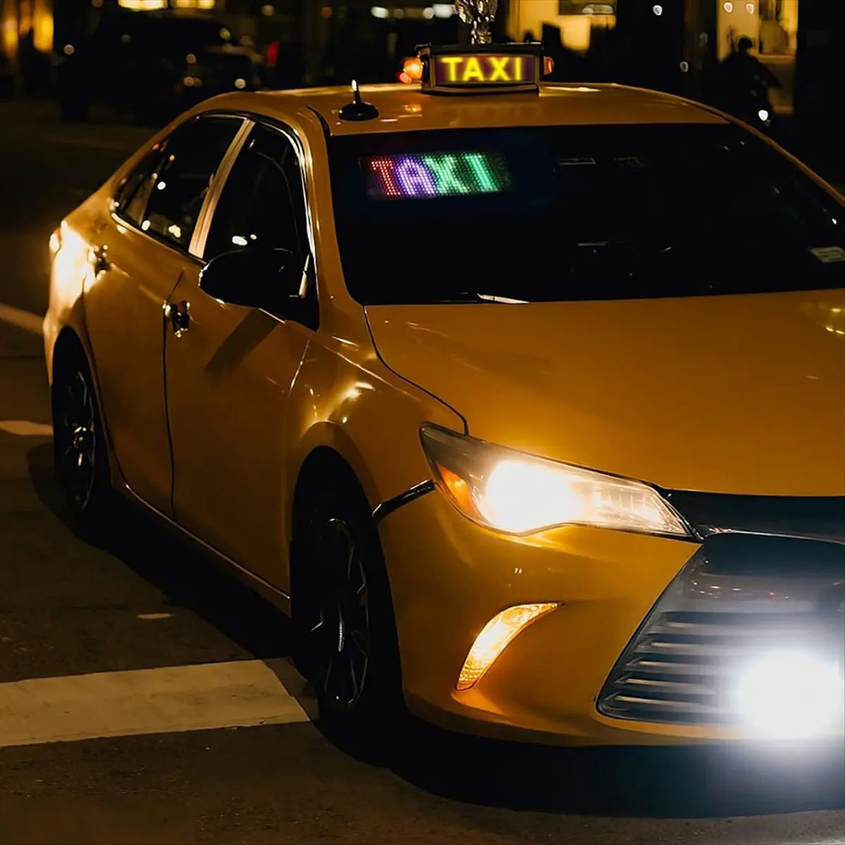 

LED Matrix Panel Flexible Screen Display Windshield Scrolling Advertising LED Car Sign RGB DIY App Control Signal Light