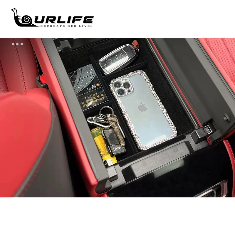 For Chery EXEED RX 2023 2024 Car Styling Center Console Organizer Storage Interior Armrest Storage Box Auto Accessories