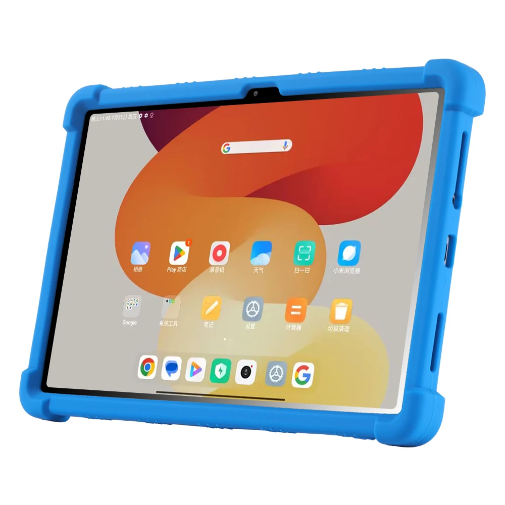 Case For Xiaomi Redmi Pad SE Tablet Safe Shockproof Silicone Stand Cover