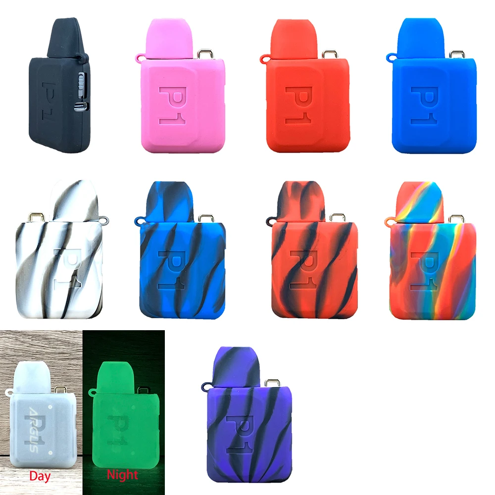 Capa de textura de silicone para Voopoo Argus P1 Pod, capa de pele, envoltório de gel, capa protetora