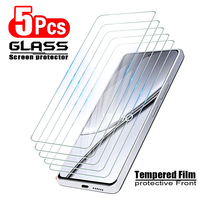 5pcs Protective Glass for Realme GT5 240 GT3 Gt Neo 5 SE 3t 2t 2 3 5G Screen Protectors Tempered Glas Phone Front HD Film