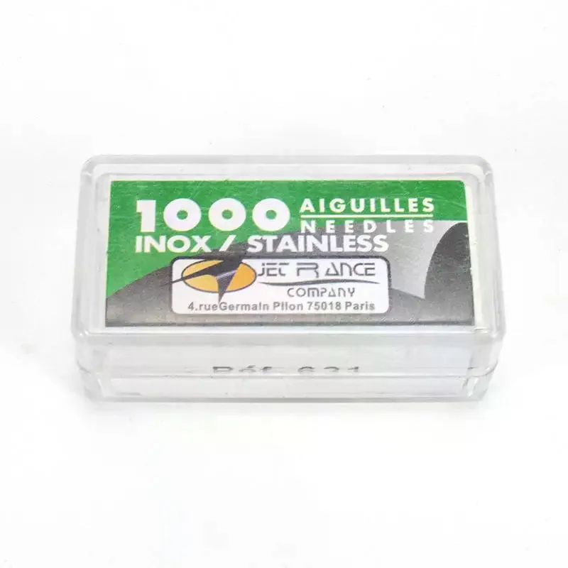 1000Pcs/box Profession Stainless Steel Tattoo Needle Cartridge Tip Needle Silk Tattoo Needle 0.25/0.3/0.35mm Piercing Needles