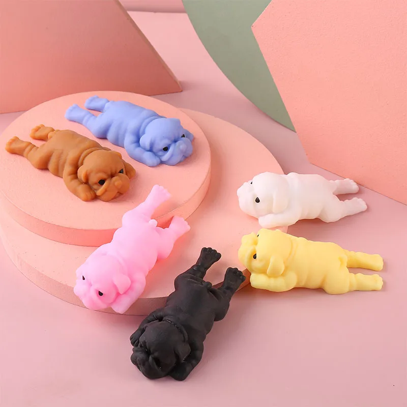 Soft Toy Animal Cute Anti-Stress Ball Decompression fun puppy Toys Abraact Soft Sticky Squishi Stress Relief Toy Funny Gift J109