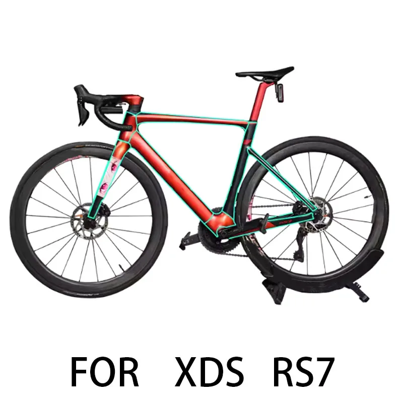 Stickers Road Bike FOR RS7 Car Frame Invisibility Car Cover Tpu Waterproof Protective Film Bicycle Modifiable Parts